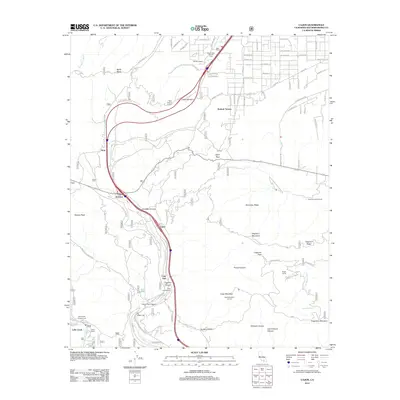 2012 Map of Cajon, 2012 Print