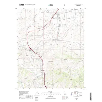 2018 Map of Cajon, 2018 Print