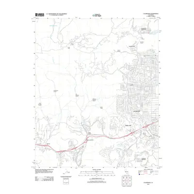 2012 Map of Calabasas, 2012 Print