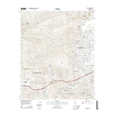 2015 Map of Calabasas, 2015 Print