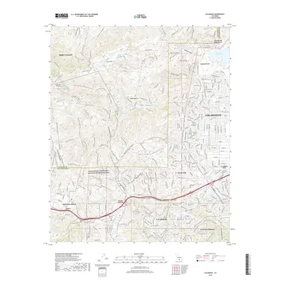 2018 Map of Calabasas, 2018 Print