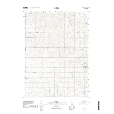 2018 Map of Calamine, 2018 Print