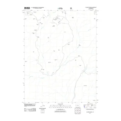 2011 Map of Calamity Mesa, 2011 Print