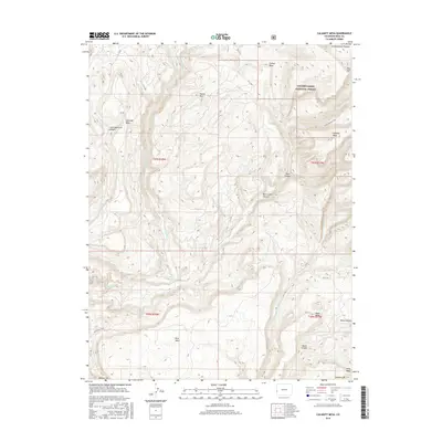 2016 Map of Calamity Mesa, 2016 Print
