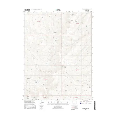 2016 Map of Calamity Ridge, 2016 Print