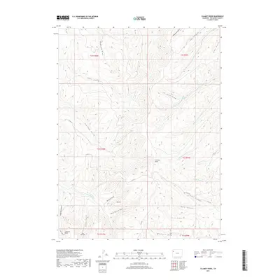 2019 Map of Calamity Ridge, 2019 Print