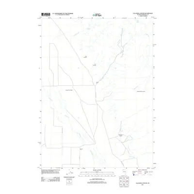 2011 Map of Calavera Canyon, 2011 Print