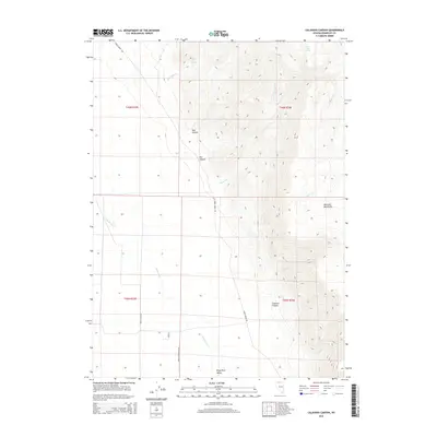 2015 Map of Calavera Canyon, 2015 Print
