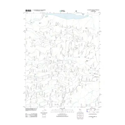 2012 Map of Calaveras Dome, 2012 Print