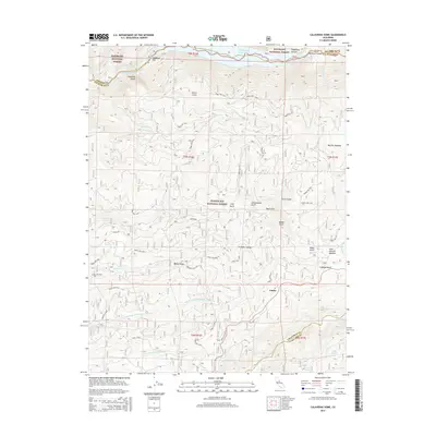 2015 Map of Calaveras Dome, 2015 Print
