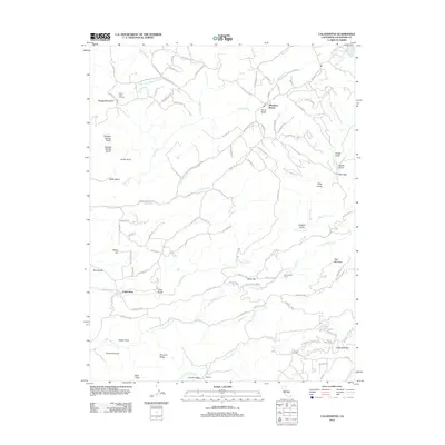 2012 Map of Calaveritas, 2012 Print