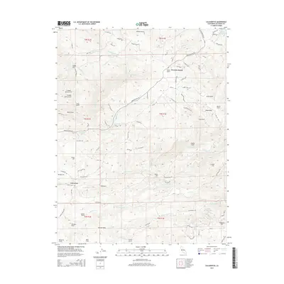 2015 Map of Calaveritas, 2015 Print