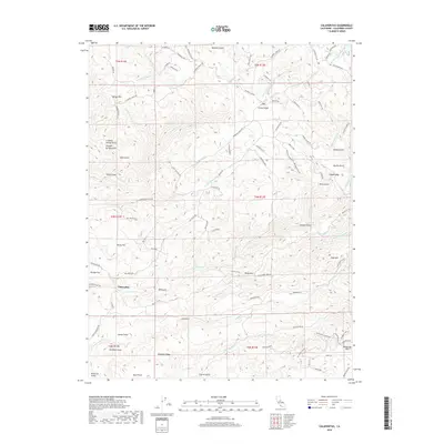 2018 Map of Calaveritas, 2018 Print