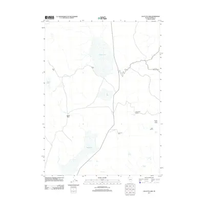 2011 Map of Calcutta Lake, 2011 Print