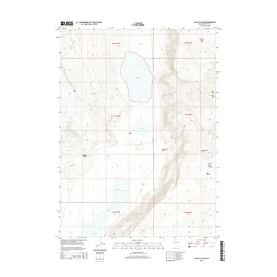 2015 Map of Calcutta Lake, 2015 Print
