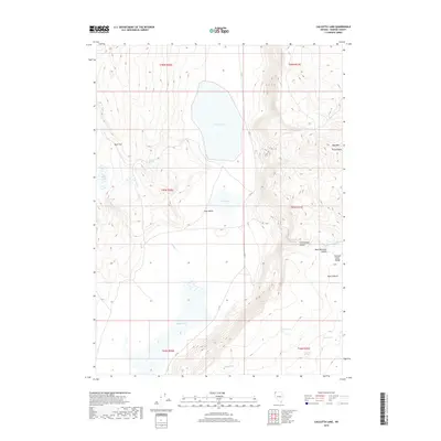 2018 Map of Calcutta Lake, 2018 Print