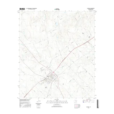 2016 Map of Caldwell, 2016 Print