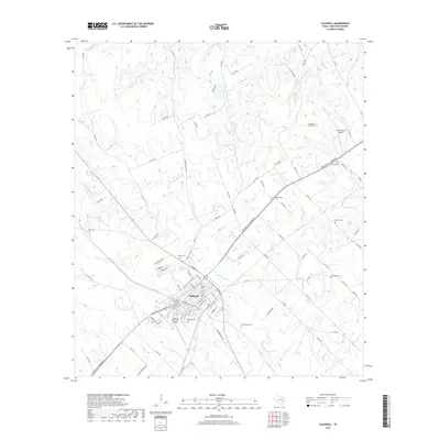 2019 Map of Caldwell, 2019 Print