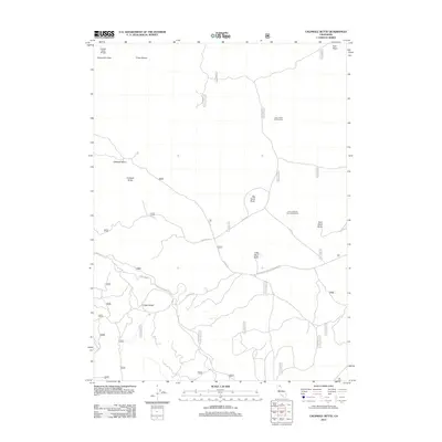 2012 Map of Caldwell Butte, 2012 Print