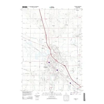 2013 Map of Caldwell, 2013 Print