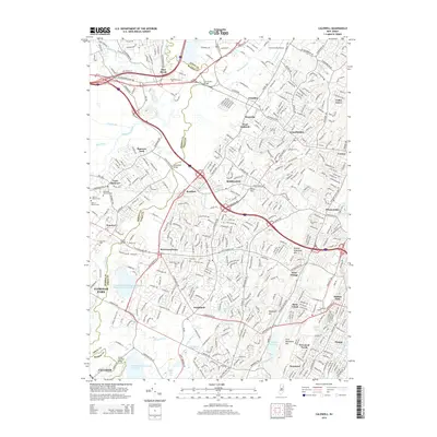 2014 Map of Caldwell, 2014 Print
