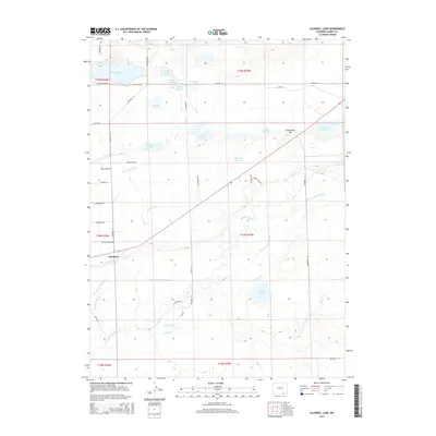 2015 Map of Caldwell Lake, 2015 Print