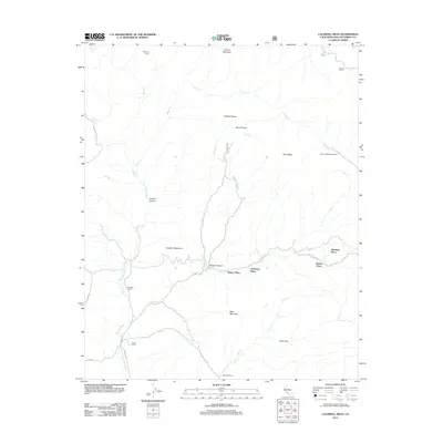2012 Map of Caldwell Mesa, 2012 Print