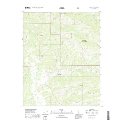 2018 Map of Caldwell Mesa, 2018 Print