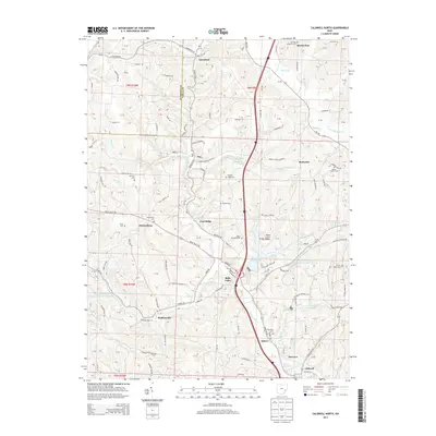 2013 Map of Caldwell North, 2013 Print