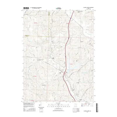 2016 Map of Caldwell North, 2016 Print