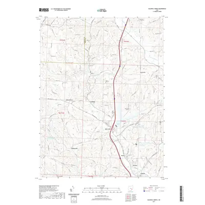2019 Map of Caldwell North, 2019 Print
