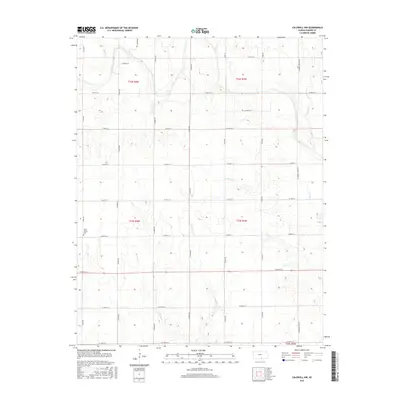 2015 Map of Caldwell NW, 2015 Print