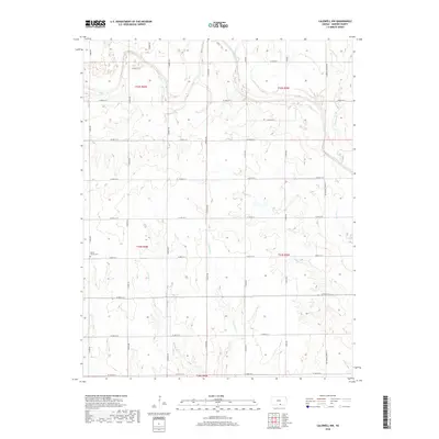 2018 Map of Caldwell NW, 2018 Print