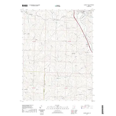 2019 Map of Caldwell South, 2019 Print