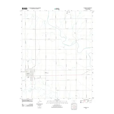 2012 Map of Caldwell, 2012 Print
