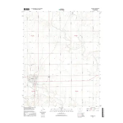 2015 Map of Caldwell, 2015 Print