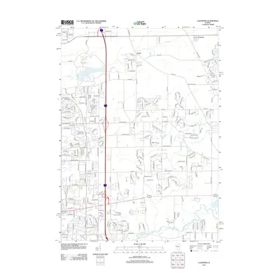 2012 Map of Caledonia, 2012 Print