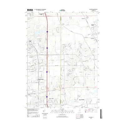 2015 Map of Caledonia, 2015 Print