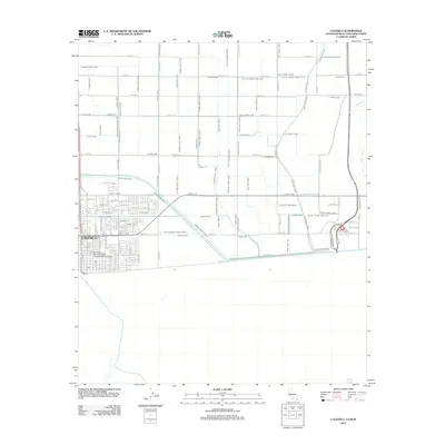 2012 Map of Calexico, 2012 Print