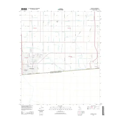 2015 Map of Calexico, 2015 Print