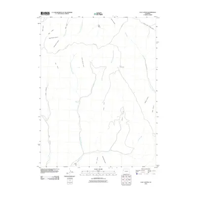 2010 Map of Calf Canyon, 2010 Print