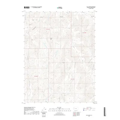 2019 Map of Calf Canyon, 2019 Print