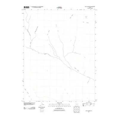 2011 Map of Calf Canyon, 2011 Print