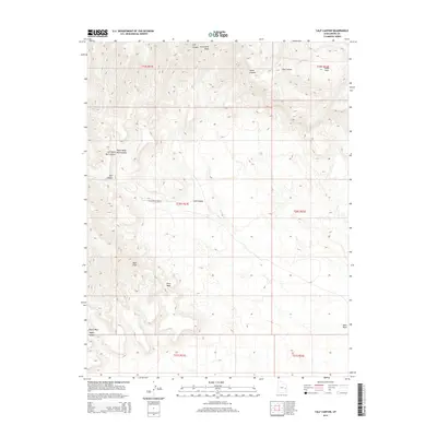 2014 Map of Calf Canyon, 2014 Print