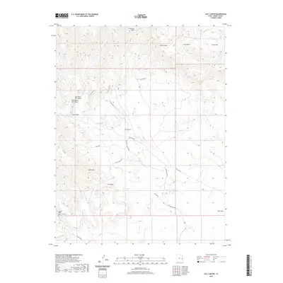 2020 Map of Calf Canyon, 2020 Print