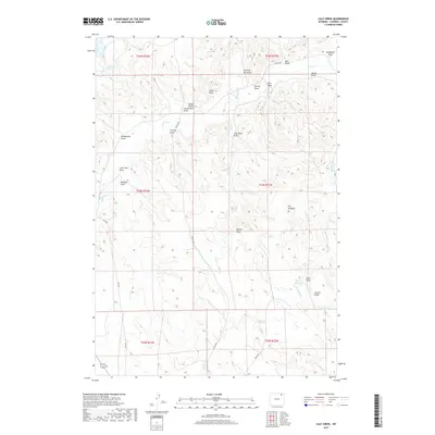 2017 Map of Calf Creek, 2017 Print