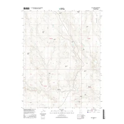 2017 Map of Calf Creek, 2017 Print