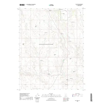 2020 Map of Calf Creek, 2020 Print