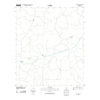 2010 Map of Calf Creek, 2010 Print