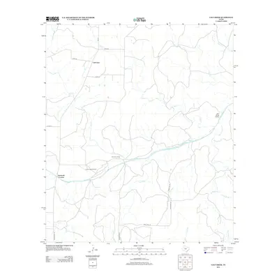 2012 Map of Calf Creek, 2012 Print